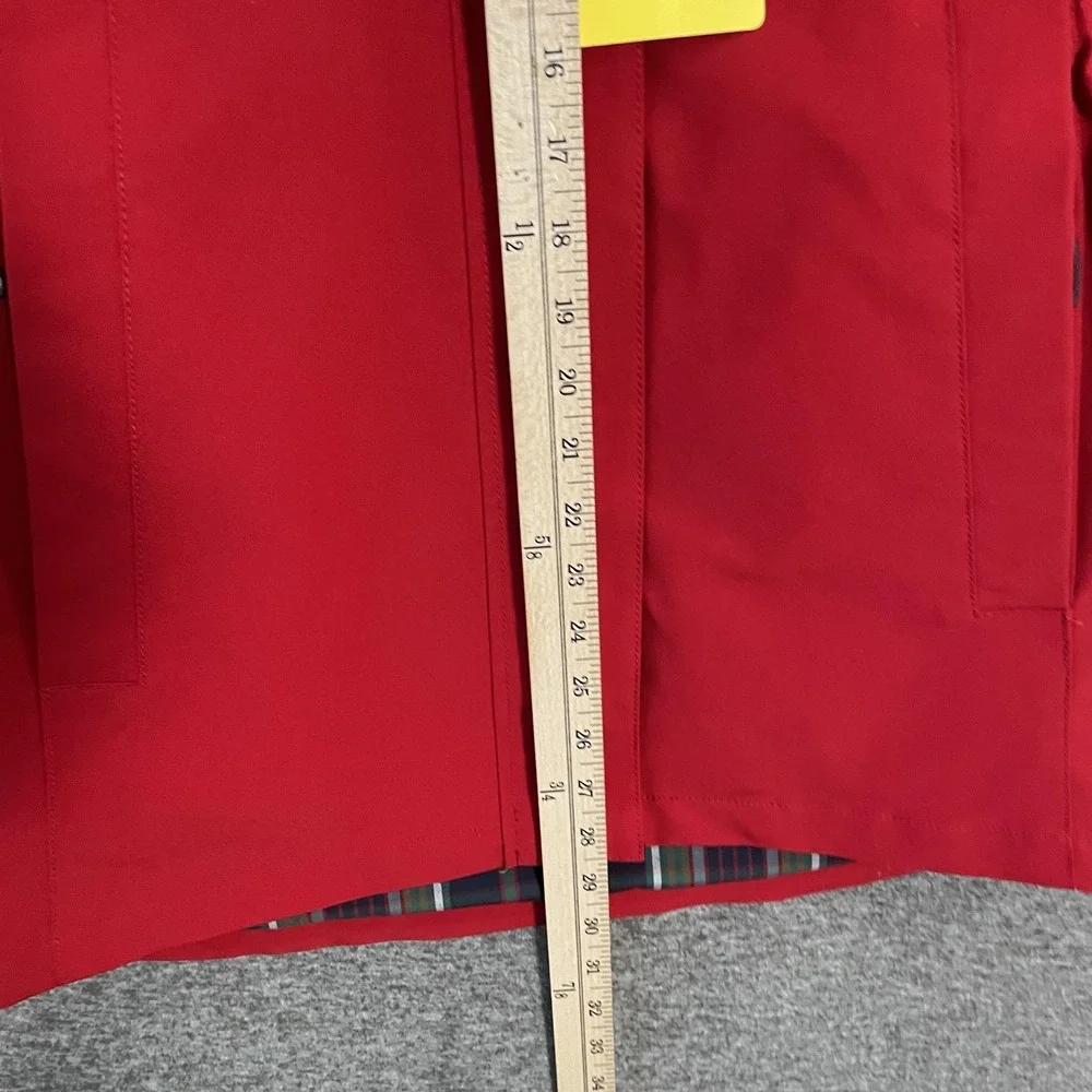 Pendleton Parka Coat Womens Small Red Hooded Softshell Full Zip Lined Mid Length - Picture 5 of 9